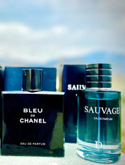 2 PERFUME DEAL (SAUVAGE , BLUE DE CHAHEL) 100ML