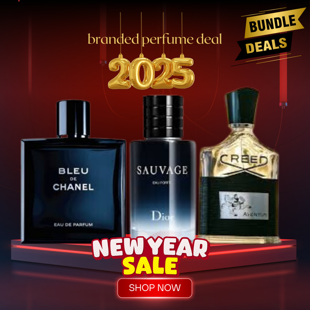 branded perfume deal pack of 3 50%off